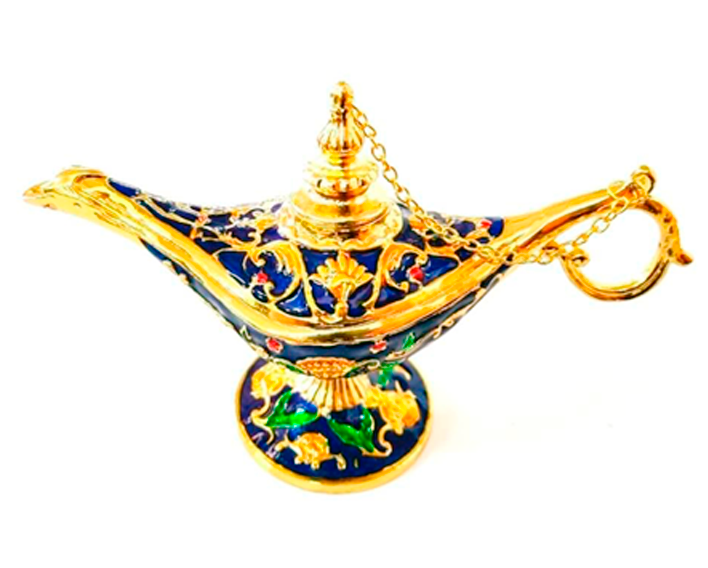lampara azul aladino